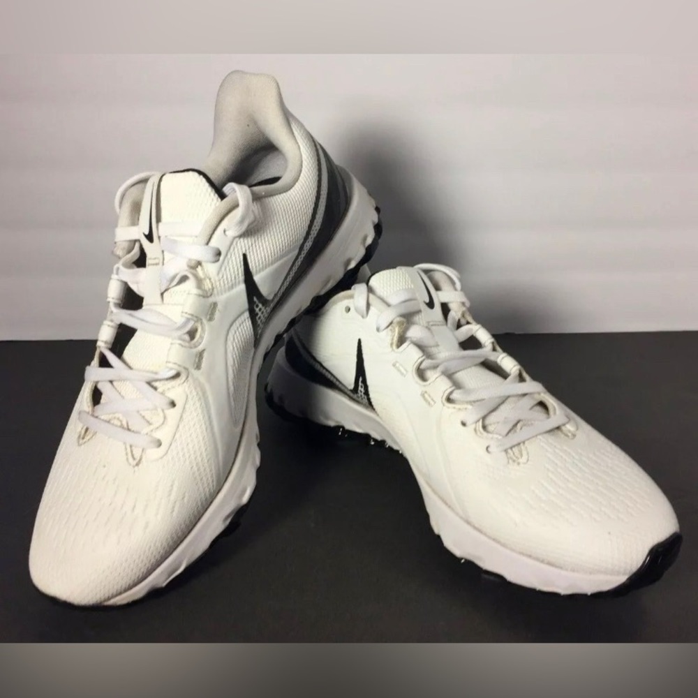 Nike React Infinity Pro Golf Shoes CT6620-102 Mens Sz 5.5 Women 7.5  White/Black